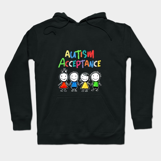 Autism Acceptance Hoodie by Hip City Merch